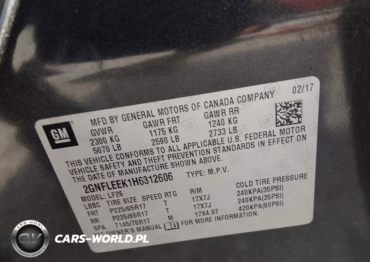 2017 Chevrolet Equinox Ls VIN:2GNFLEEK1H6312606 - 9