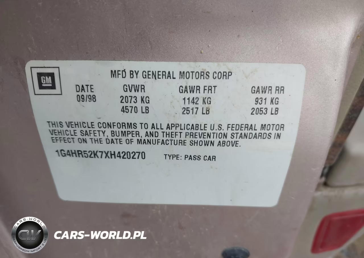 1999 Buick Lesabre Limited VIN:1G4HR52K7XH420270 - 9