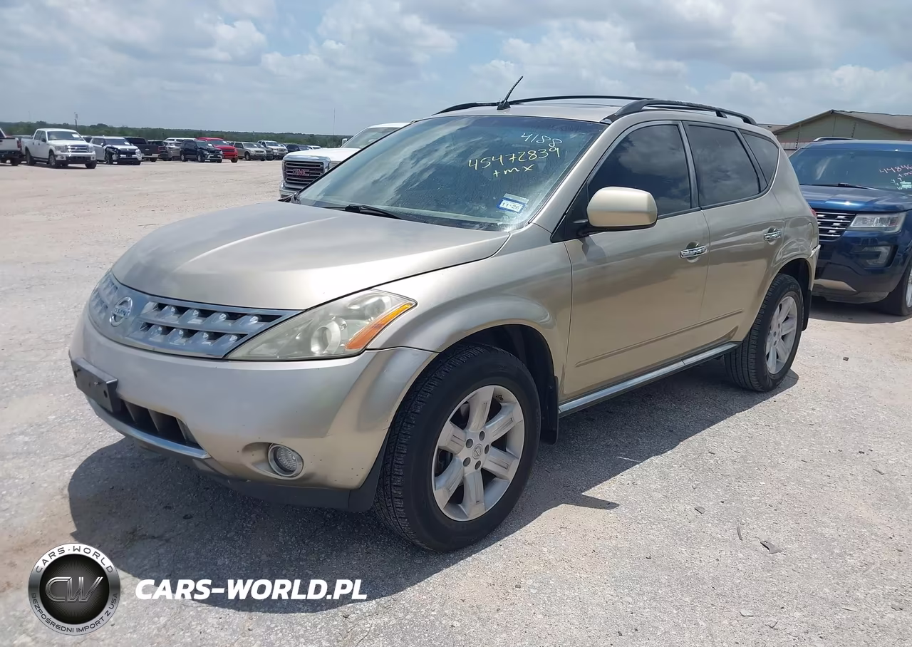 2007 Nissan Murano Sl VIN:JN8AZ08T37W504188 - 2