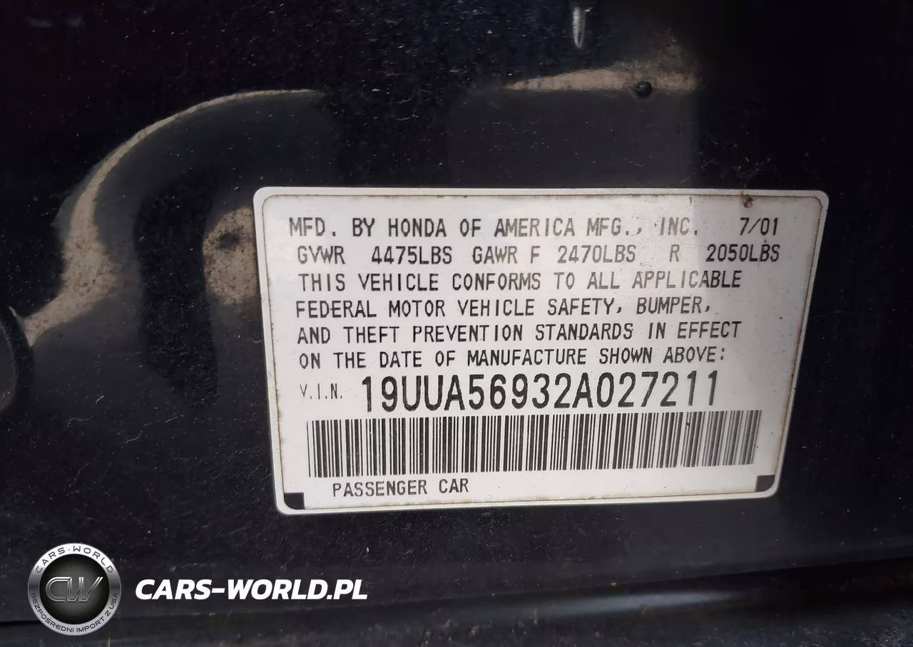 2002 Acura Tl 3.2 Type S VIN:19UUA56932A027211 - 9