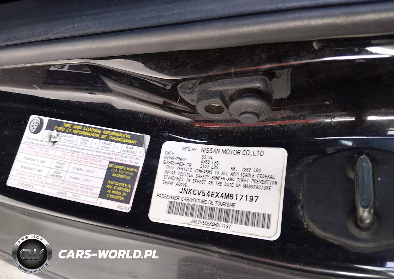 2004 Infiniti G35 VIN:JNKCV54EX4M817197 - 9
