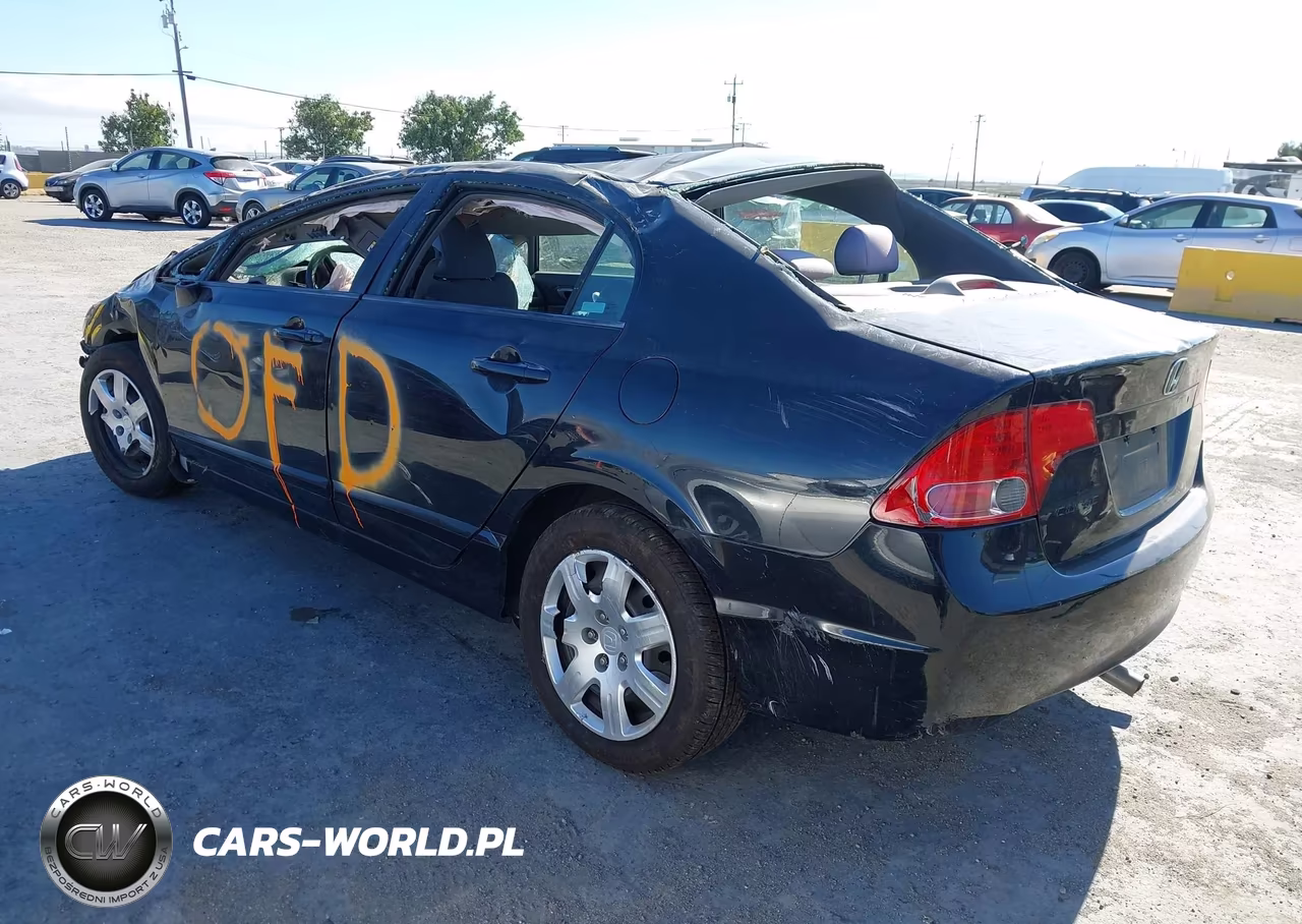 2007 Honda Civic Lx VIN:1HGFA16597L119014 - 3