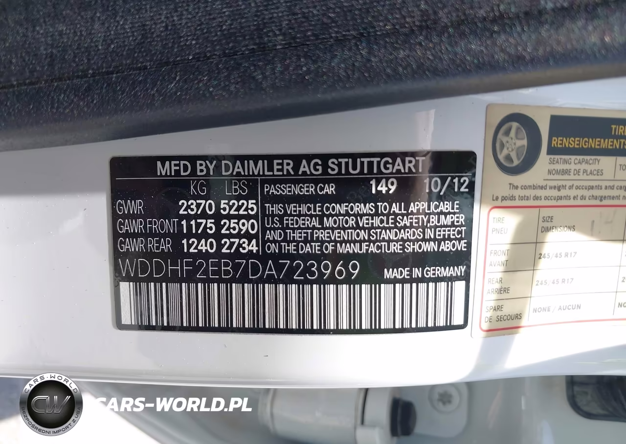 2013 Mercedes-Benz E 350 Bluetec VIN:WDDHF2EB7DA723969 - 9