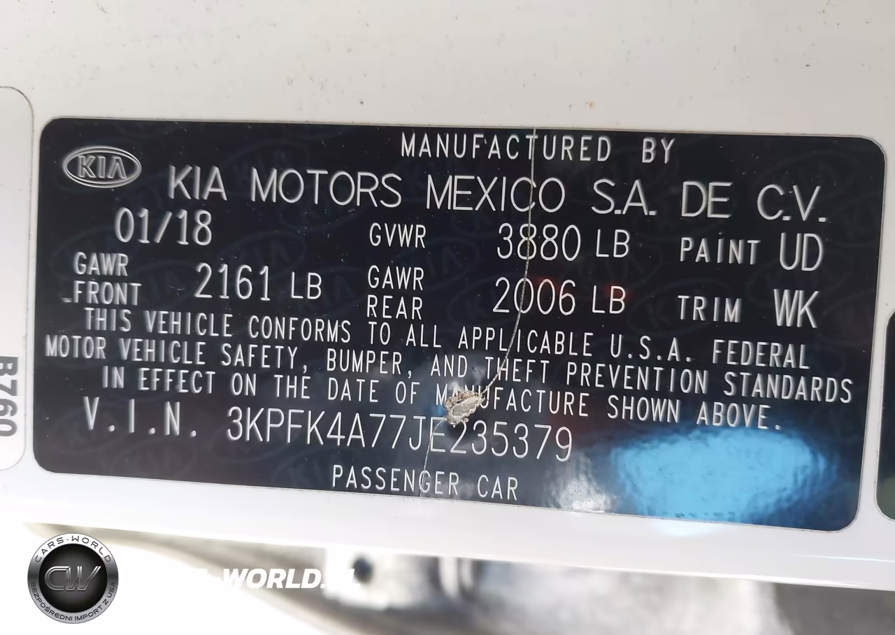 2018 Kia Forte Lx VIN:3KPFK4A77JE235379 - 9