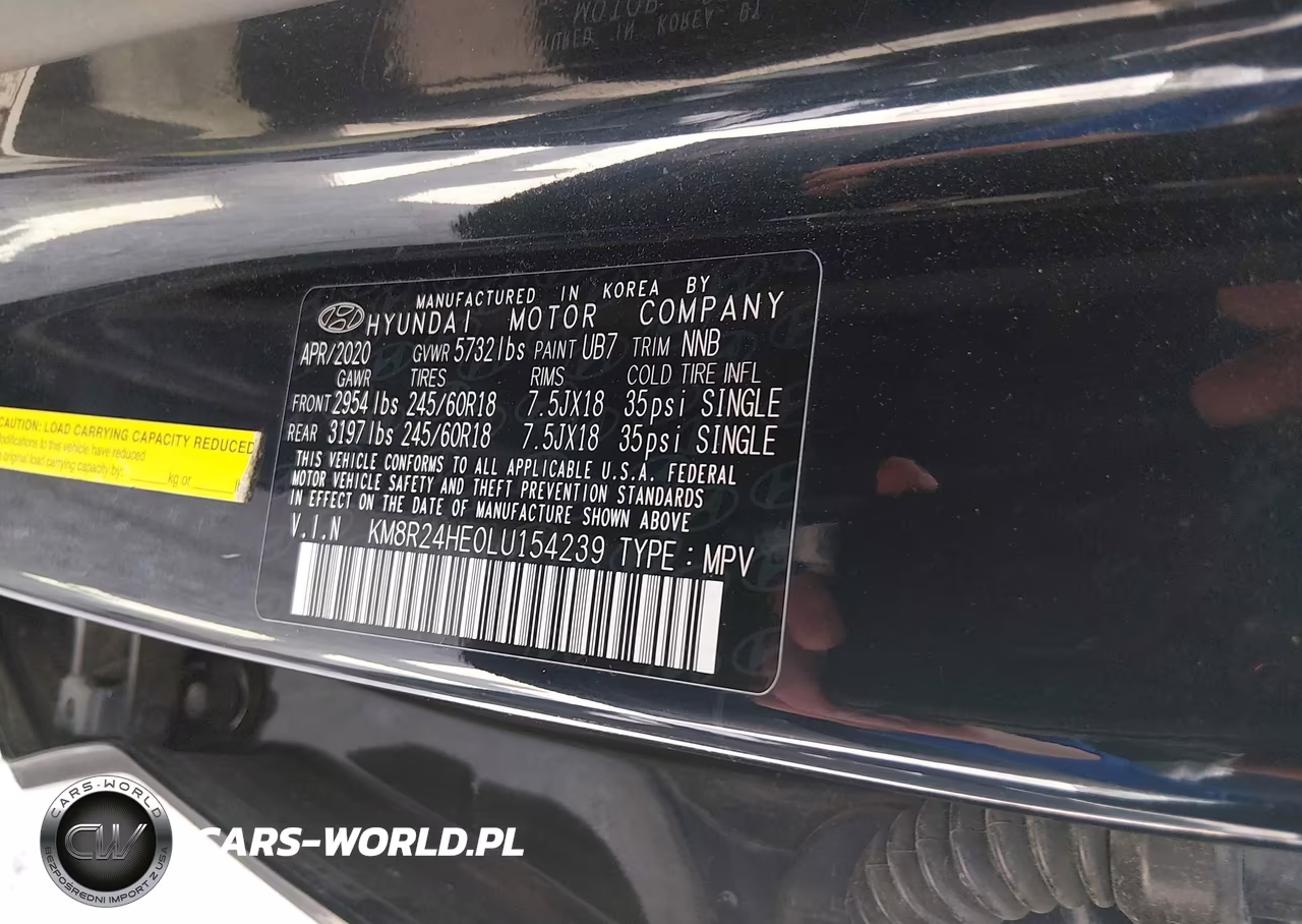 2020 Hyundai Palisade Sel VIN:KM8R24HE0LU154239 - 9