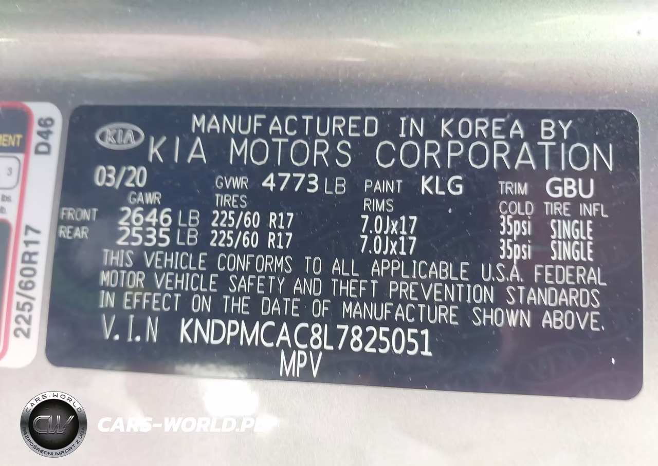2020 Kia Sportage Lx VIN:KNDPMCAC8L7825051 - 9