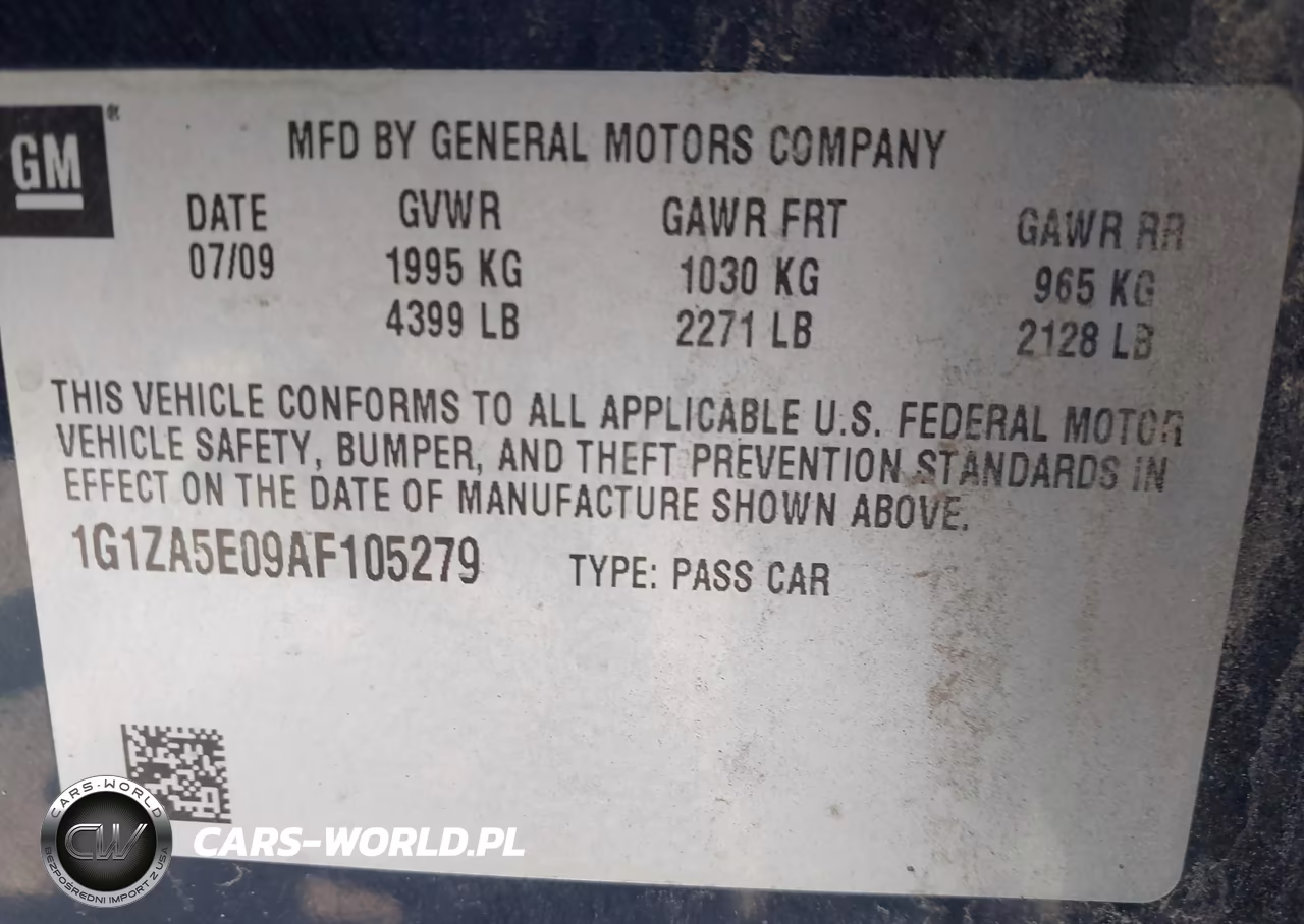 2010 Chevrolet Malibu Ls VIN:1G1ZA5E09AF105279 - 9