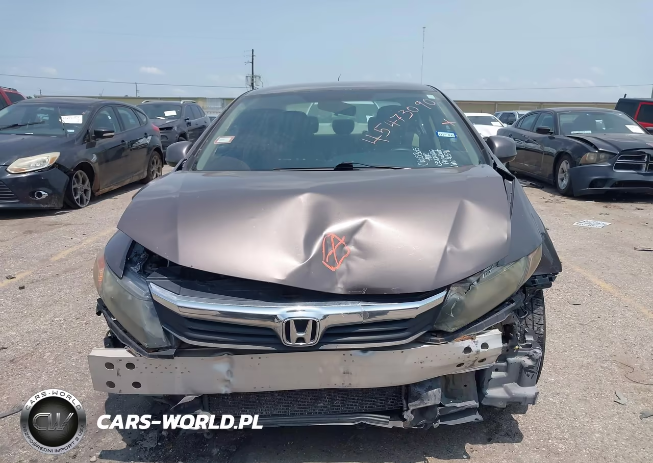 2012 HONDA CIVIC LX VIN:2HGFB2F55CH524541 - 6
