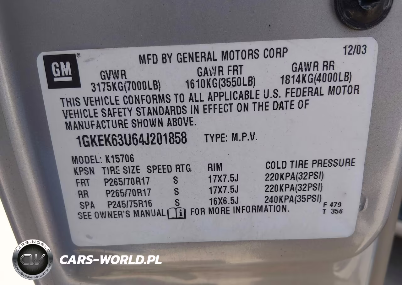 2004 GMC Yukon Denali VIN:1GKEK63U64J201858 - 9