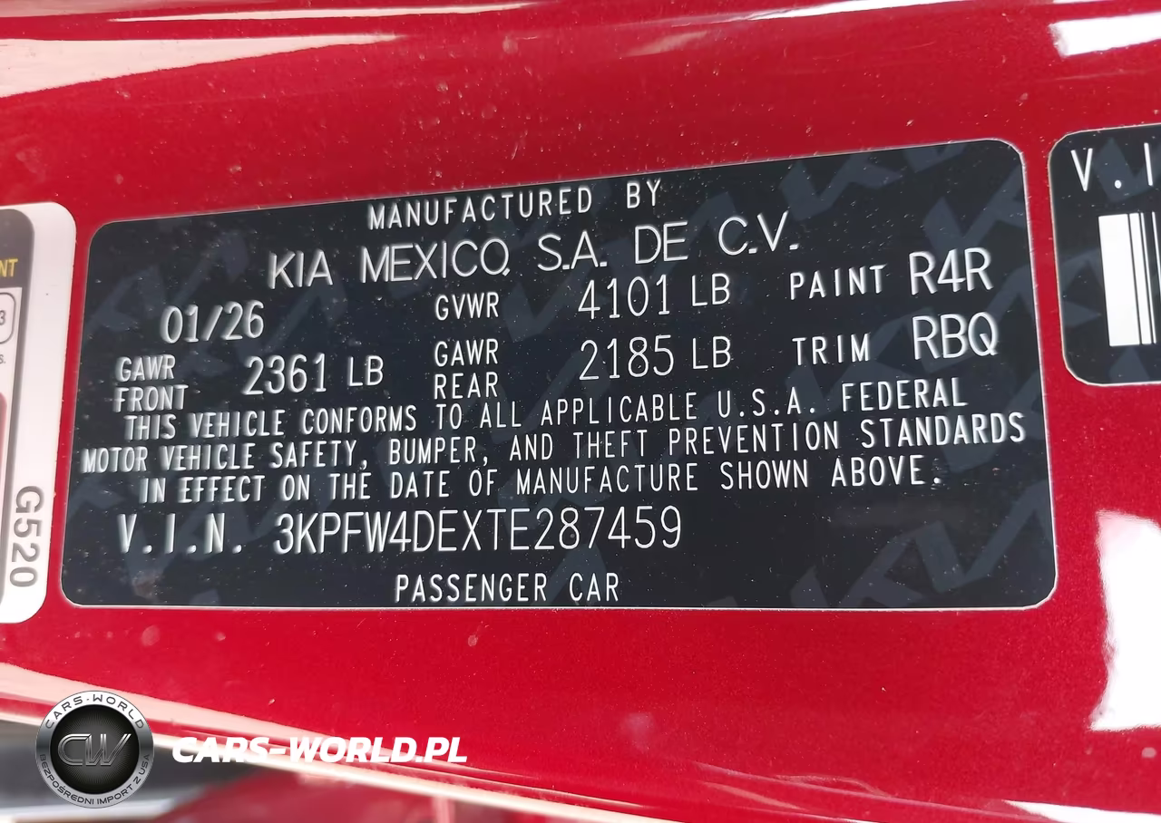2026 Kia K4 Gt-Line VIN:3KPFW4DEXTE287459 - 9