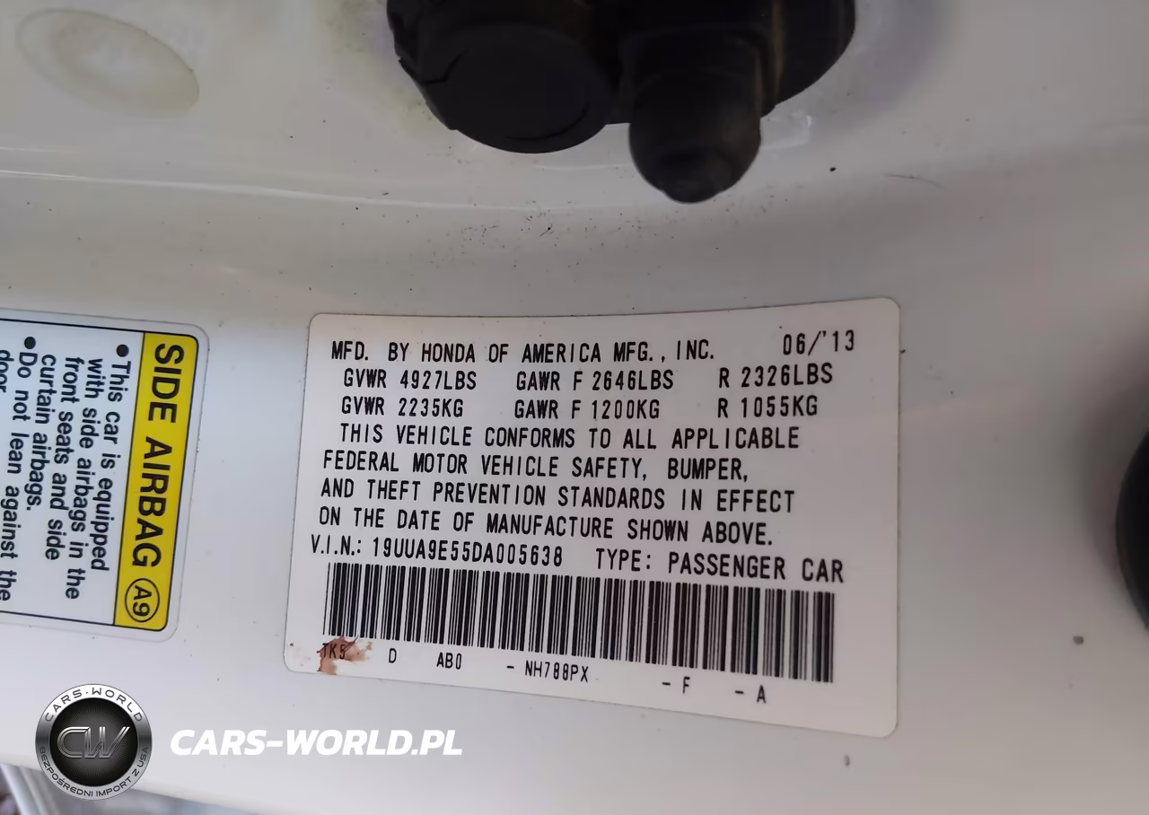 2013 Acura Tl 3.7 VIN:19UUA9E55DA005638 - 9