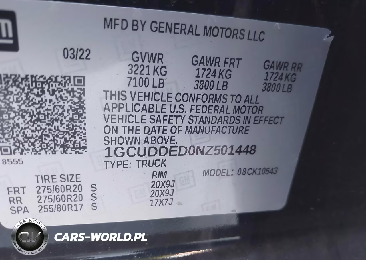 2022 Chevrolet Silverado 1500 4Wd Standard Bed Lt VIN:1GCUDDED0NZ501448 - 9