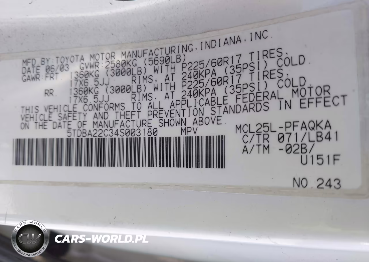 2004 Toyota Sienna Xle Limited VIN:5TDBA22C34S003180 - 9