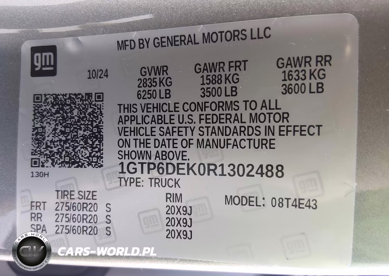 2024 GMC Canyon 4Wd At4 VIN:1GTP6DEK0R1302488 - 9