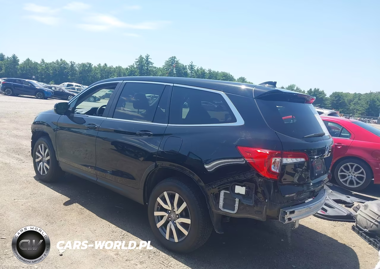2020 Honda Pilot Awd Ex-L VIN:5FNYF6H56LB044577 - 3