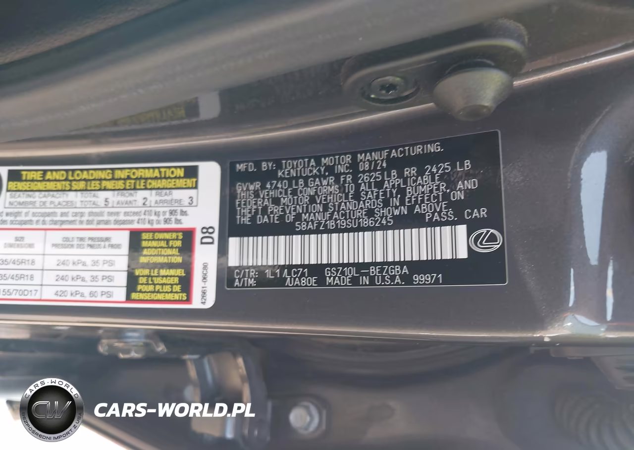 2025 Lexus Es 350 Ultra Luxury VIN:58AFZ1B19SU186245 - 9