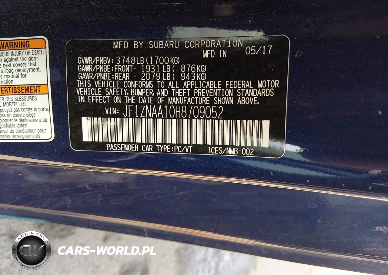 2017 Toyota 86 VIN:JF1ZNAA10H8709052 - 9