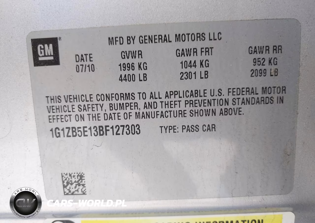 2011 Chevrolet Malibu Ls VIN:1G1ZB5E13BF127303 - 9
