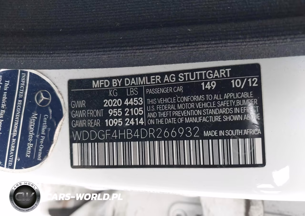 2013 Mercedes-Benz C 250 Sport VIN:WDDGF4HB4DR266932 - 9