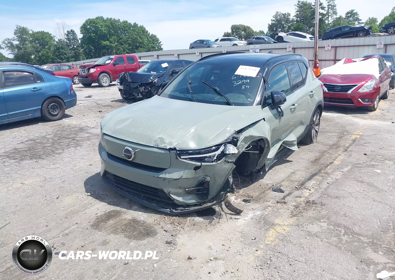 2023 Volvo Xc40 Recharge Pure Electric Twin Plus VIN:YV4ED3UW3P2963299 - 2