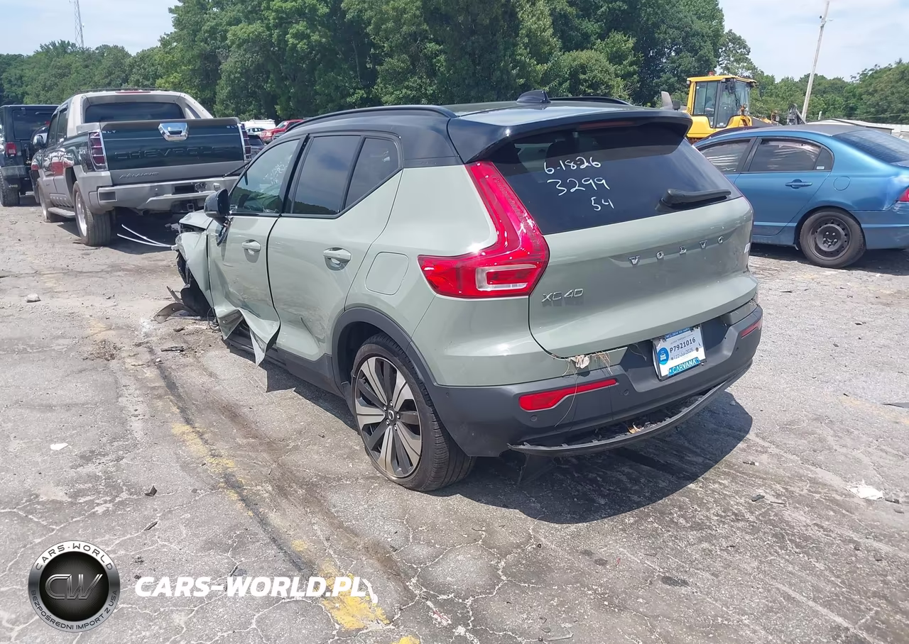 2023 Volvo Xc40 Recharge Pure Electric Twin Plus VIN:YV4ED3UW3P2963299 - 3