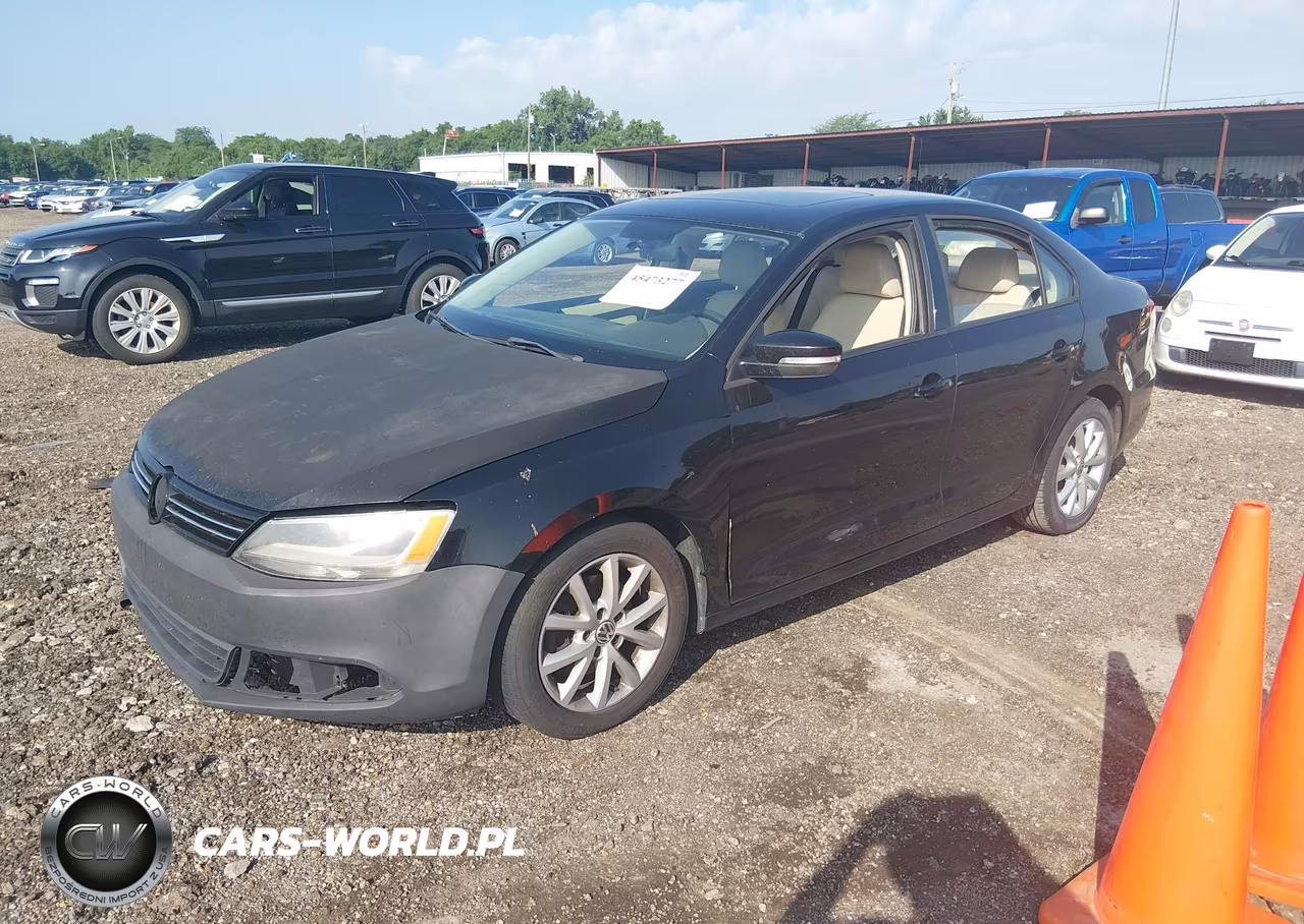 2012 Volkswagen Jetta 2.5L Se VIN:3VWDP7AJXCM334306 - 2