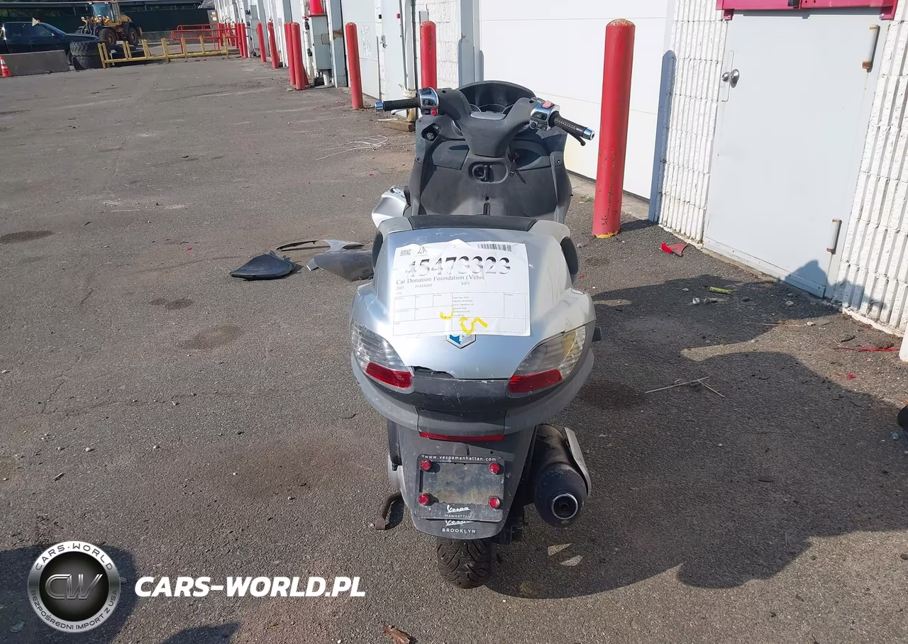 2007 Piaggio Mp3 VIN:ZAPM479M275001666 - 6