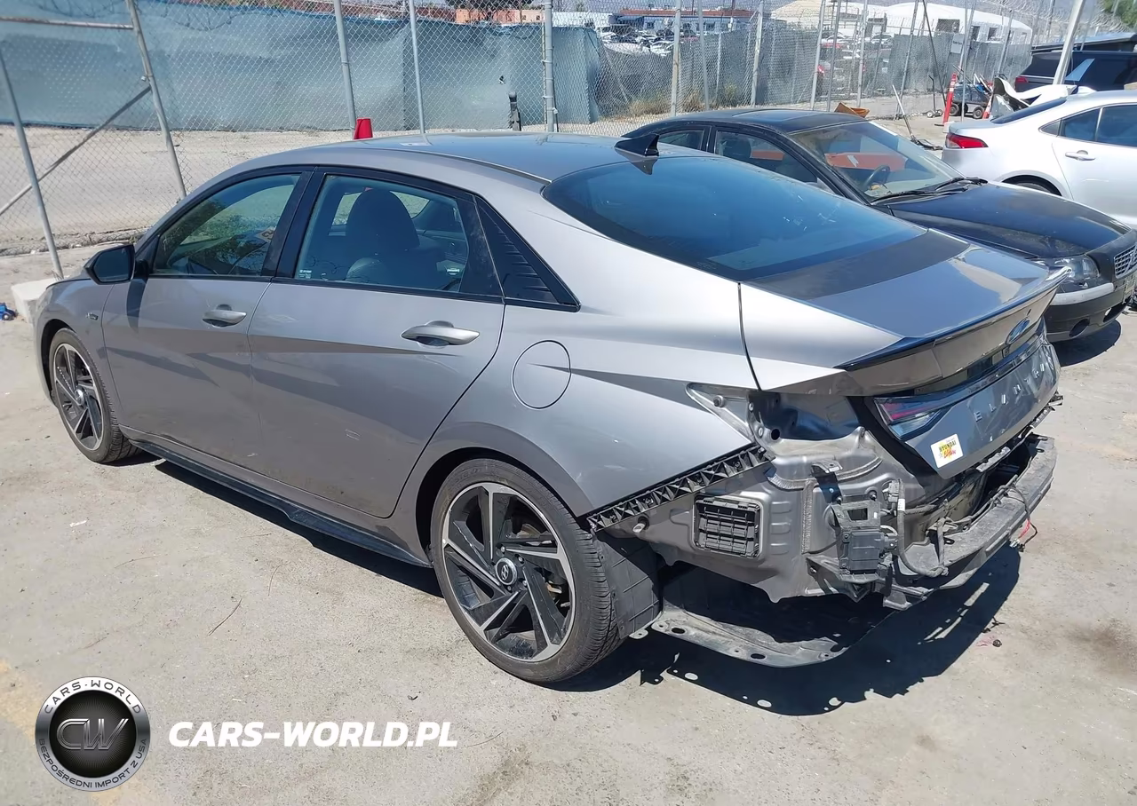 2021 Hyundai Elantra N Line VIN:KMHLR4AF0MU172634 - 3