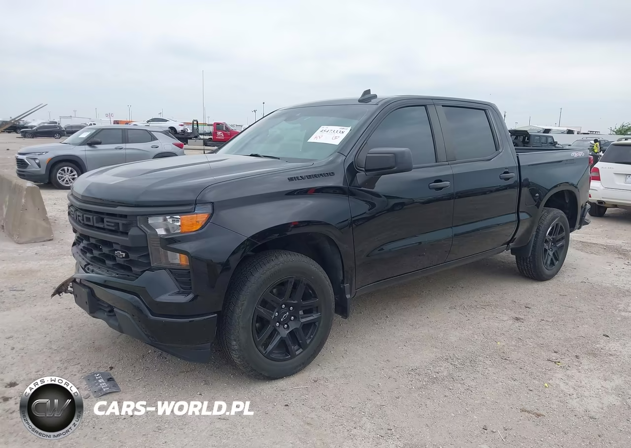 2023 Chevrolet Silverado 1500 4Wd Short Bed Custom VIN:3GCPDBEK0PG220110 - 2