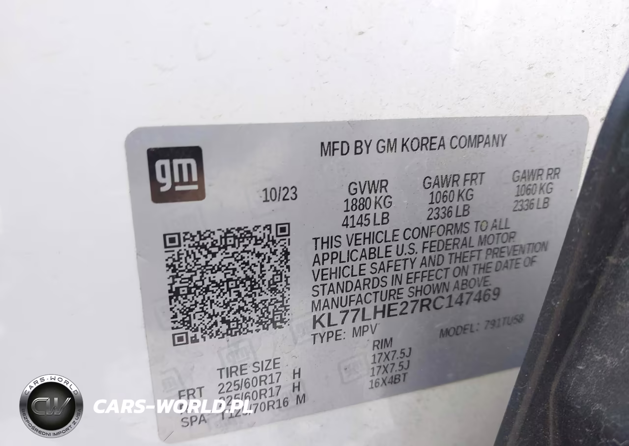2024 Chevrolet Trax Fwd Lt VIN:KL77LHE27RC147469 - 9
