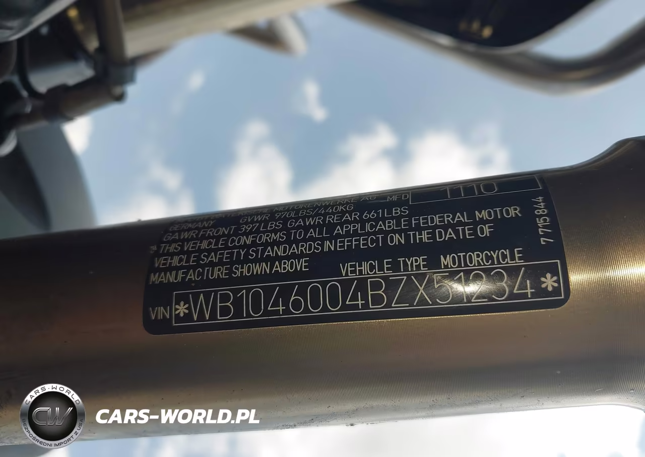 2011 BMW R1200 Gs VIN:WB1046004BZX51234 - 10