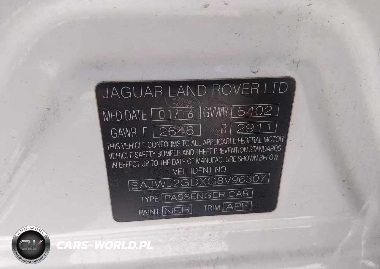 2016 Jaguar Xj Xjl Portfolio VIN:SAJWJ2GDXG8V96307 - 9