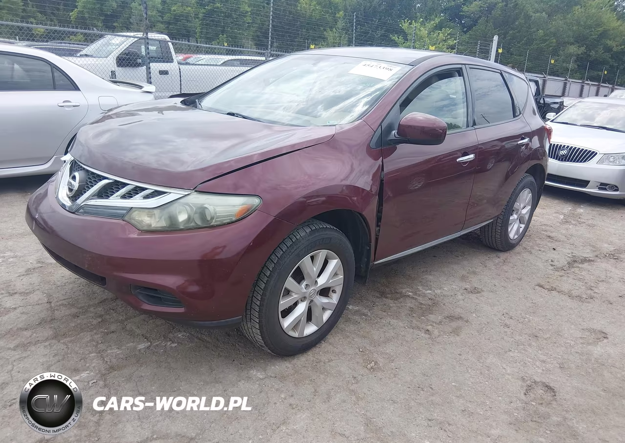 2011 Nissan Murano S VIN:JN8AZ1MUXBW060062 - 2