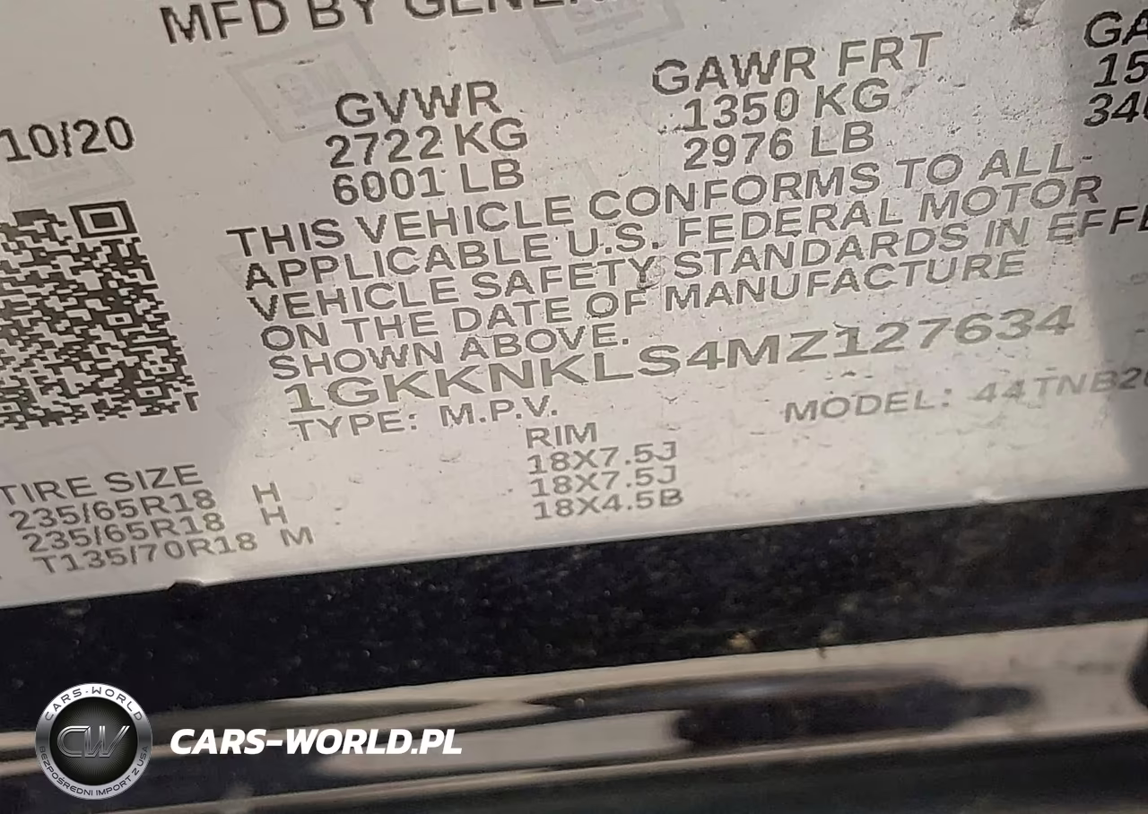 2021 GMC Acadia Fwd Sle VIN:1GKKNKLS4MZ127634 - 9