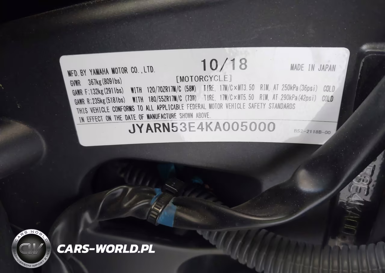 2019 Yamaha Mt09 VIN:JYARN53E4KA005000 - 10