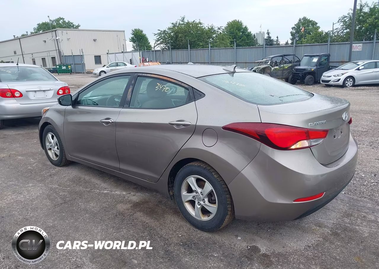 2015 Hyundai Elantra Se VIN:5NPDH4AE6FH635747 - 3