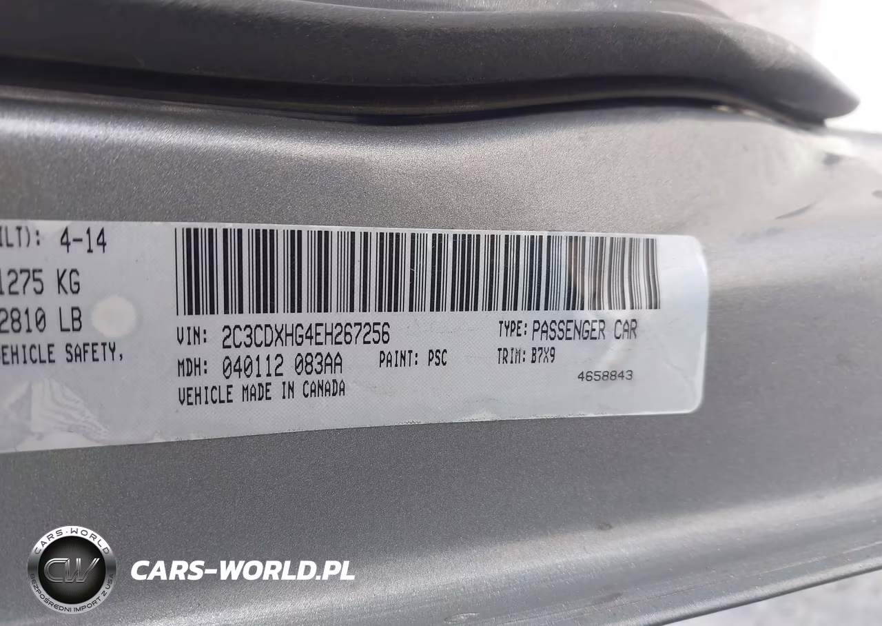 2014 Dodge Charger Sxt VIN:2C3CDXHG4EH267256 - 9