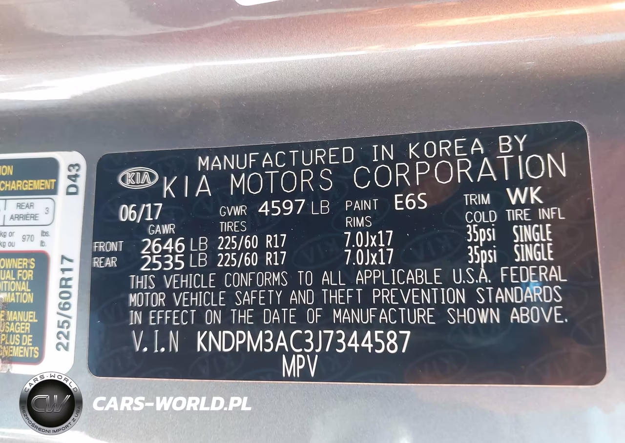 2018 Kia Sportage Lx VIN:KNDPM3AC3J7344587 - 9