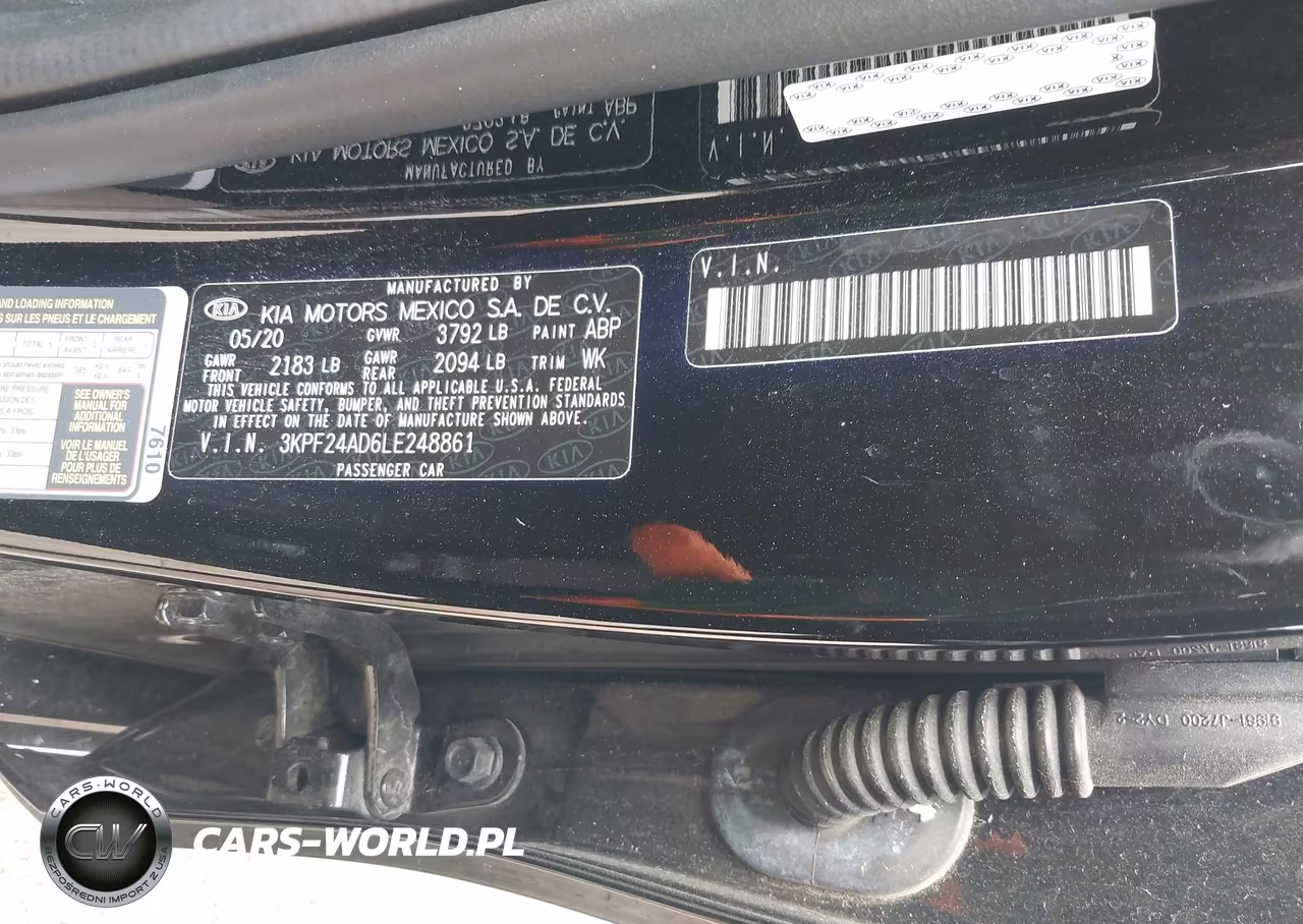2020 Kia Forte Lxs VIN:3KPF24AD6LE248861 - 9