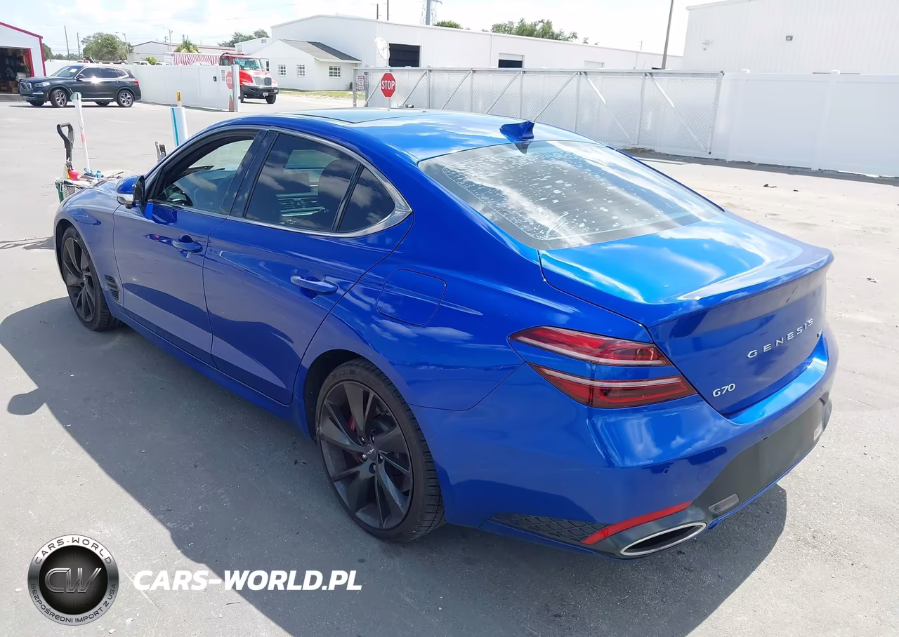 2022 Genesis G70 3.3T Rwd VIN:KMTG54TE0NU082943 - 3