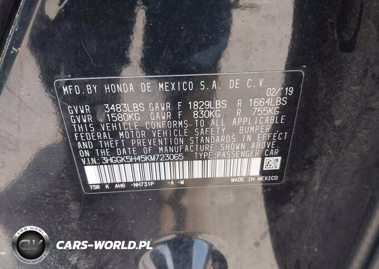 2019 Honda Fit Lx VIN:3HGGK5H45KM723065 - 9