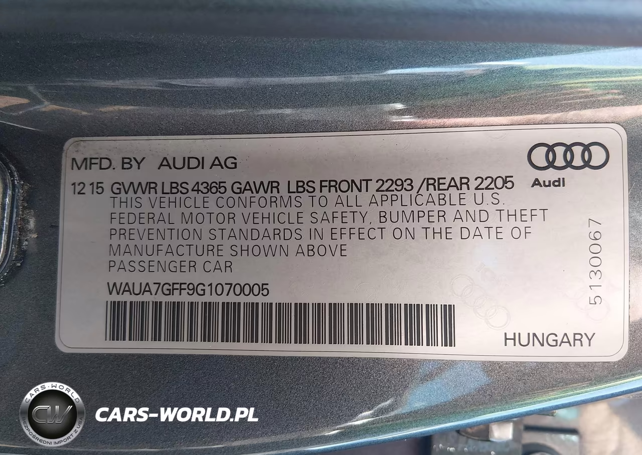 2016 Audi A3 1.8T Premium VIN:WAUA7GFF9G1070005 - 9