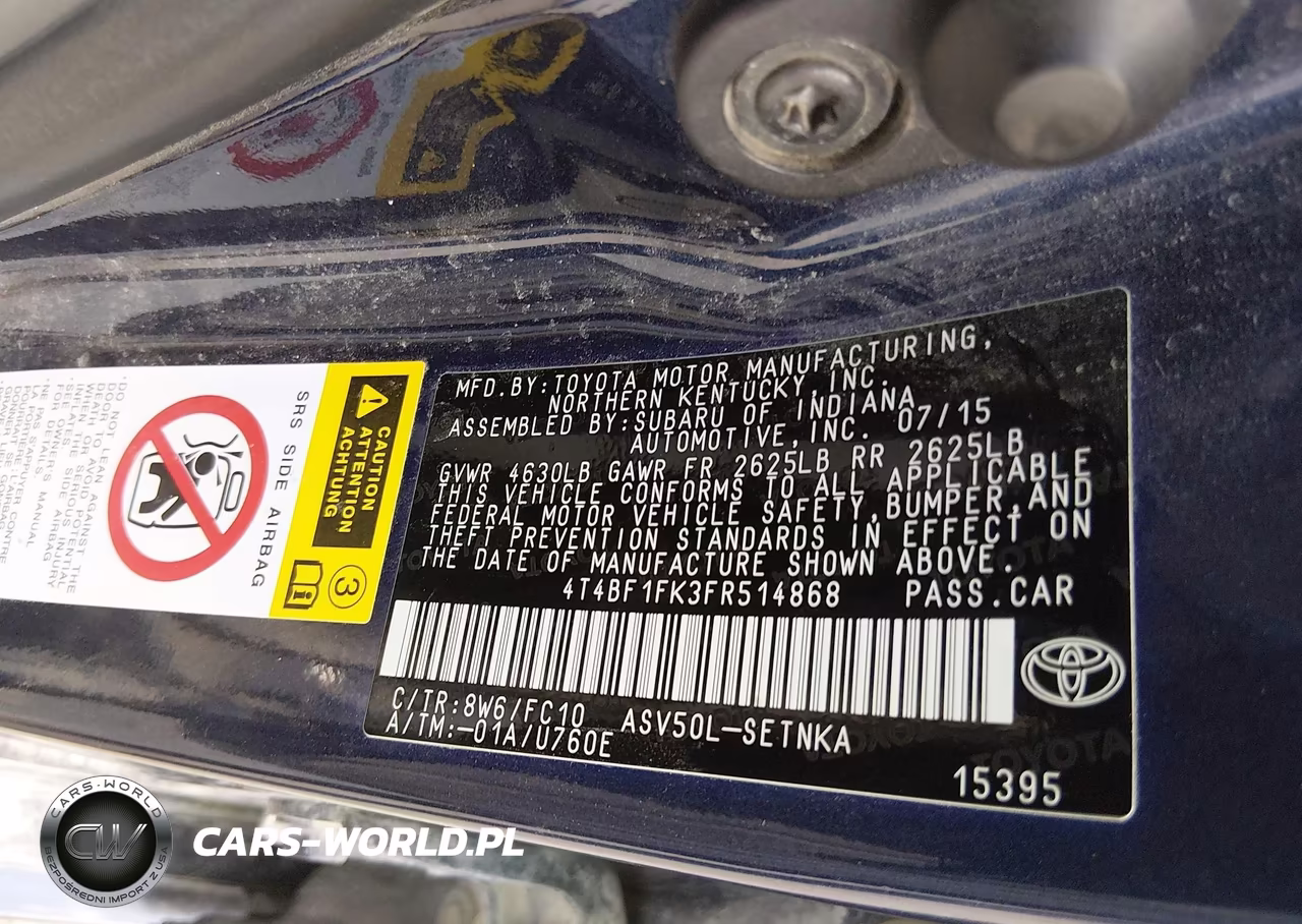2015 Toyota Camry Le VIN:4T4BF1FK3FR514868 - 9