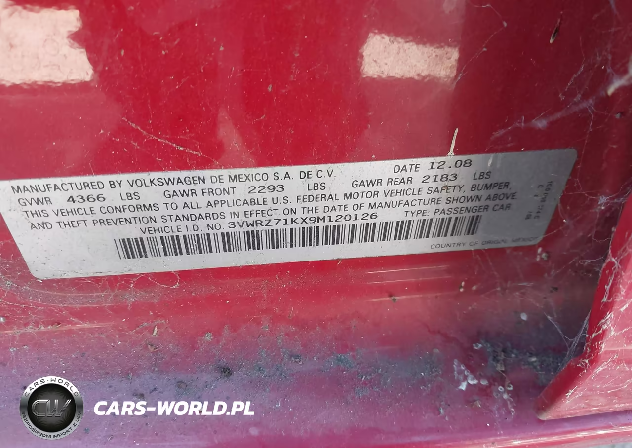 2009 Volkswagen Jetta Se VIN:3VWRZ71KX9M120126 - 9