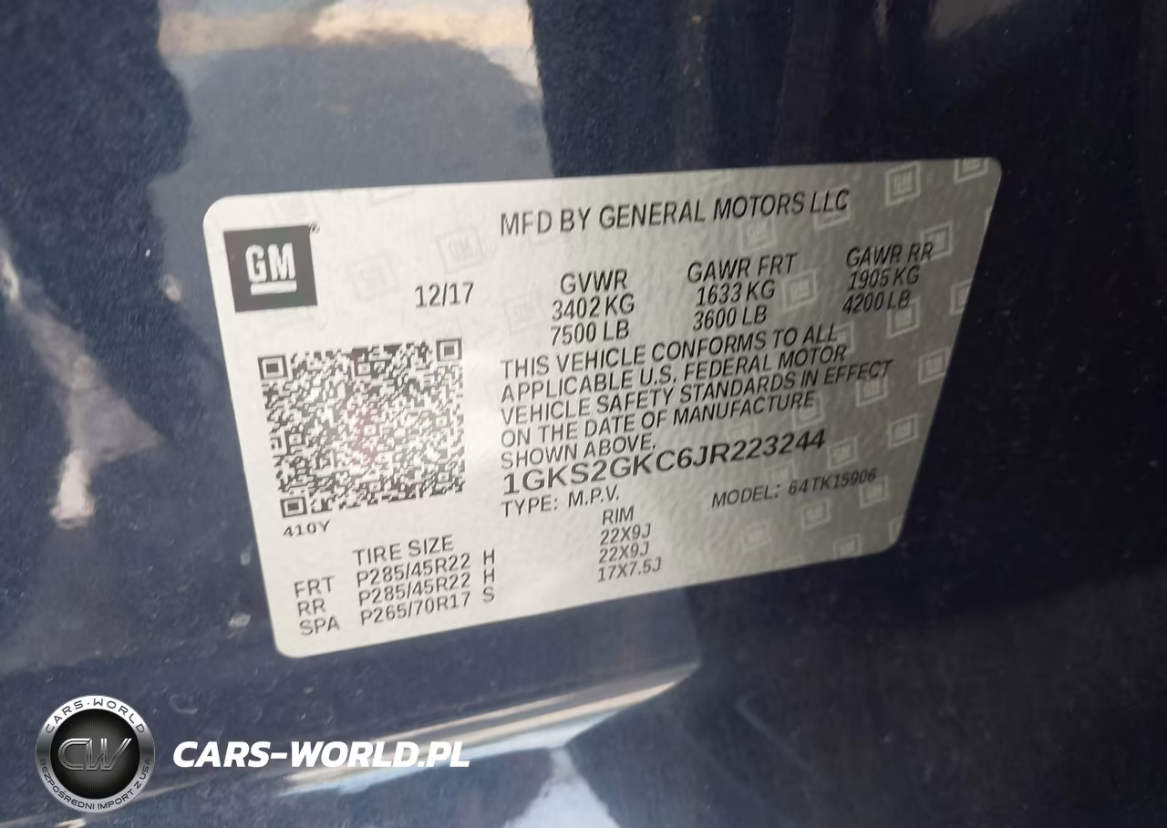 2018 GMC Yukon Xl Slt VIN:1GKS2GKC6JR223244 - 9