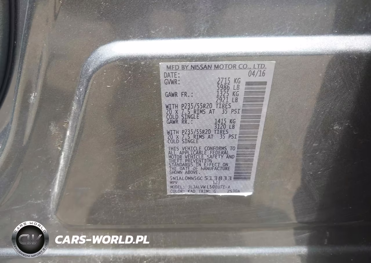 2016 Infiniti Qx60 VIN:5N1AL0MN5GC513833 - 9