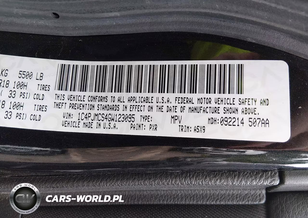 2016 Jeep Cherokee Altitude VIN:1C4PJMCS4GW123095 - 9