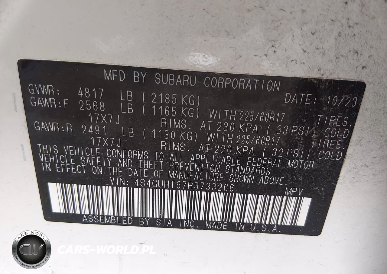 2024 Subaru Crosstrek Wilderness VIN:4S4GUHT67R3733266 - 9