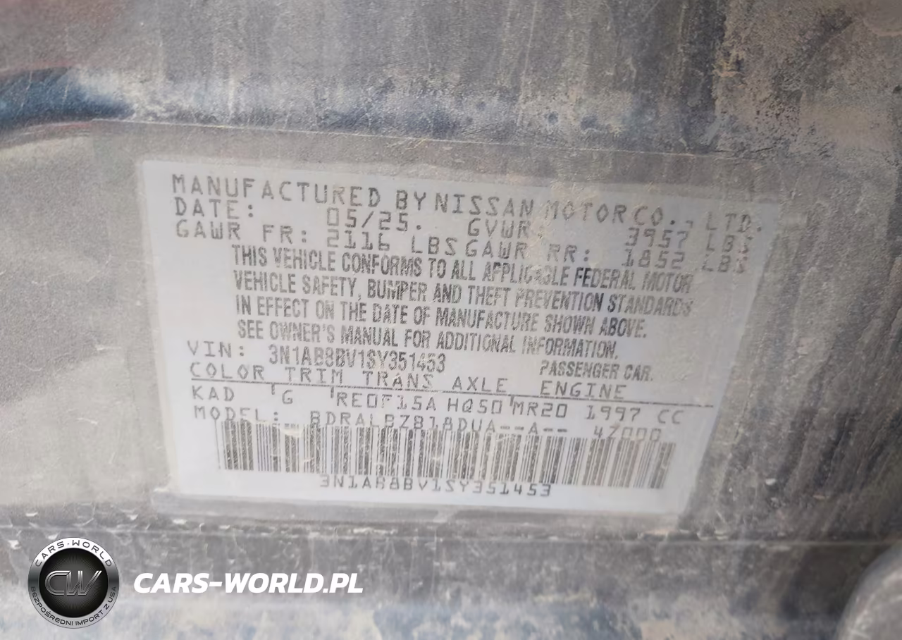2025 Nissan Sentra S VIN:3N1AB8BV1SY351453 - 9