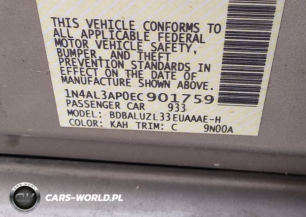 2014 Nissan Altima 2.5 Sv VIN:1N4AL3AP0EC901759 - 9